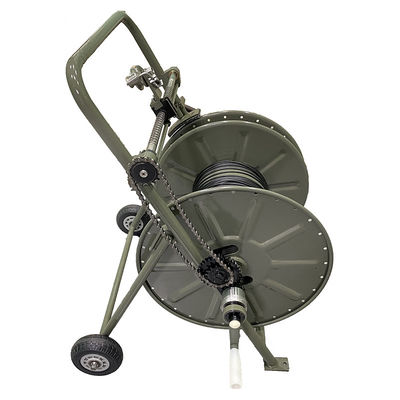खरीदें LSZH Tactical Fiber Optic Cable Reel ROHS ISO Enhanced FTTx Connectivity ऑनलाइन निर्माण