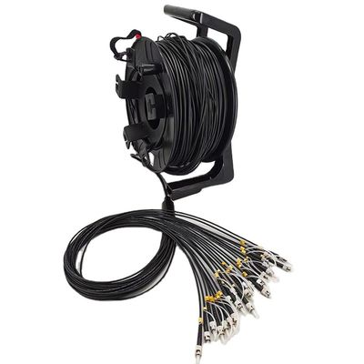 खरीदें FTTx Solutions Tactical Fiber Optic Cable Tactical Multimode Fiber With LSZH PVC TPU Jacket ऑनलाइन निर्माण