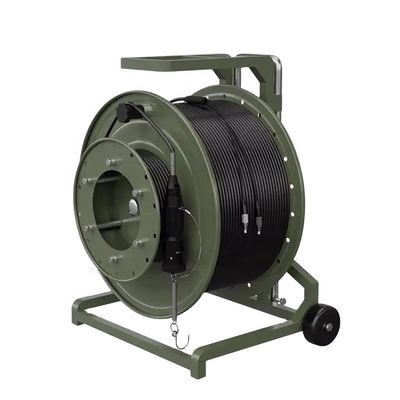 खरीदें Military Grade Tfoca Fiber Optic Cable Tactical Fiber Reel For Harsh Environments ऑनलाइन निर्माण