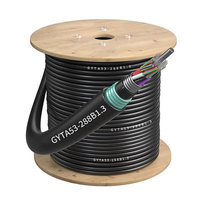 खरीदें Outdoor Armored Fiber Optic Cable GYTA53 2~216core 1km Unarmed for Telecom Communication ऑनलाइन निर्माण