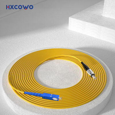 फाइबर ऑप्टिक पैच कॉर्ड अनुकूलित रंग HXCOWO FTTH SC/FC UPC APC बख्तरबंद SM MM SX DX फाइबर ऑप्टिक केबल पैच